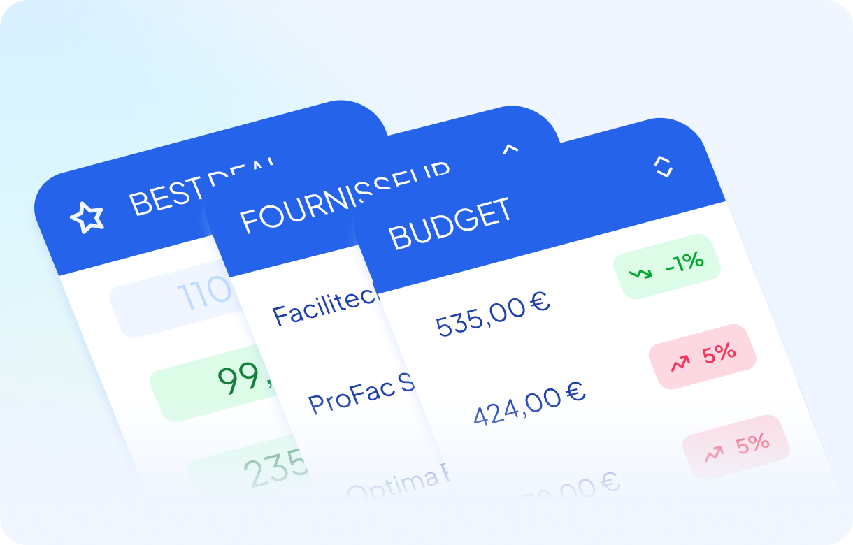 Analyse des prix — Automate control of your supplier invoices