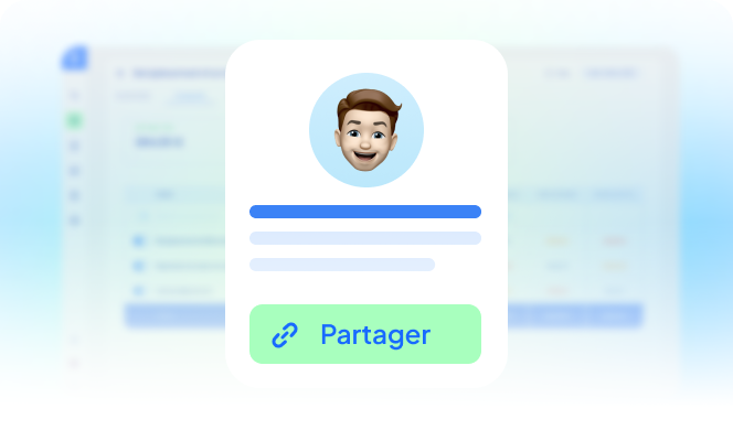 Interfaz de visualización y compartición de datos de compras de la plataforma Zylio